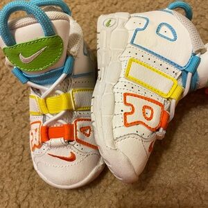 Nike Kids Sneakers - White, Blue, Green, Yellow, Orange